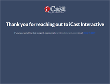 Tablet Screenshot of icastinteractive.com